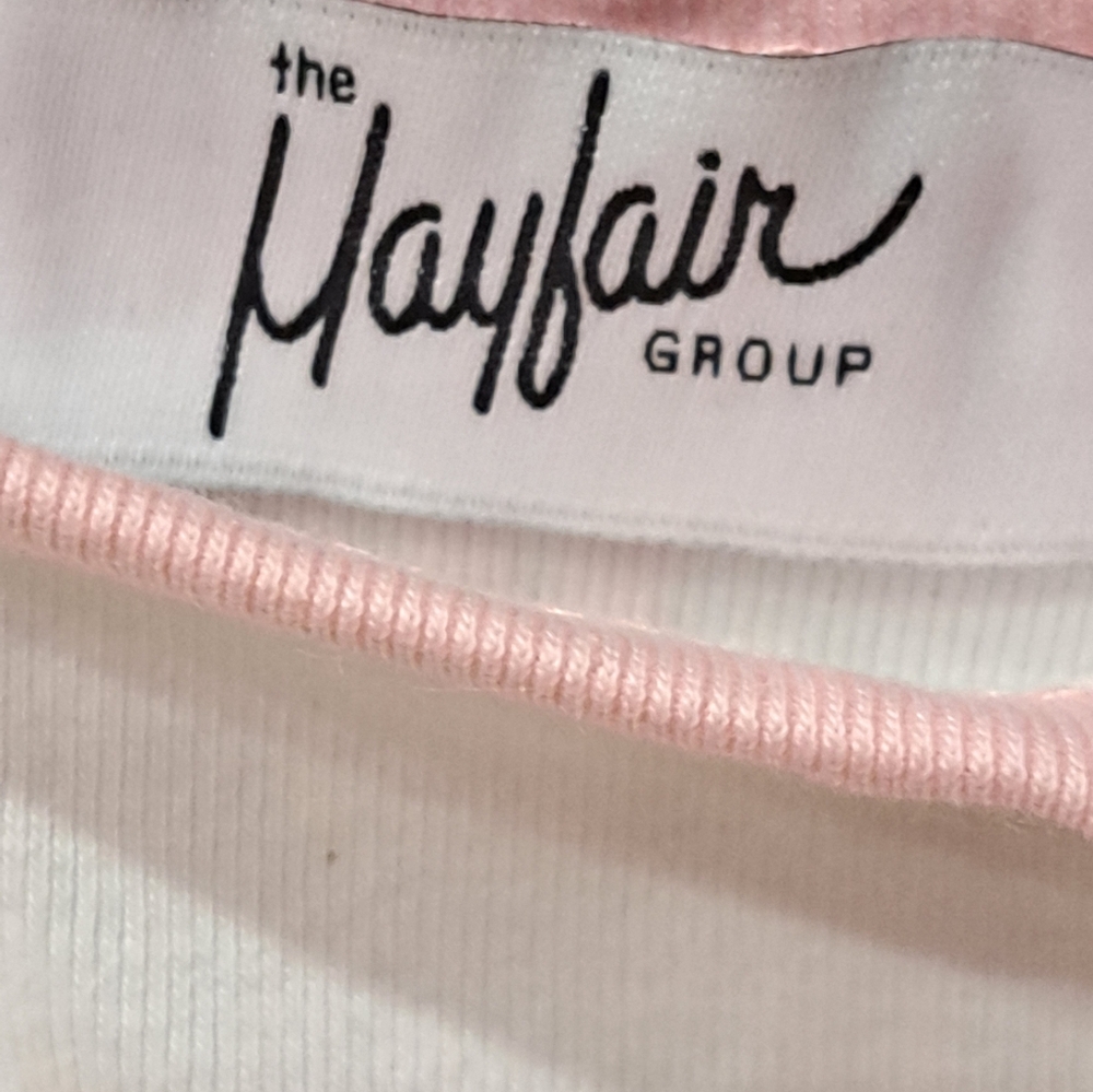 Mayfair Group UO Camo Joggers and Pink Trim Crop Top Set Size S/M NWT $108 &$68 - Picture 5 of 10